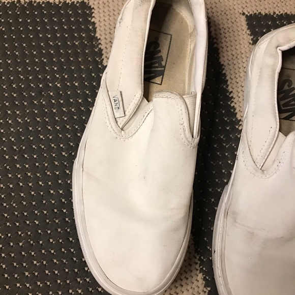 White slip on platform vans - Picture 6 of 13